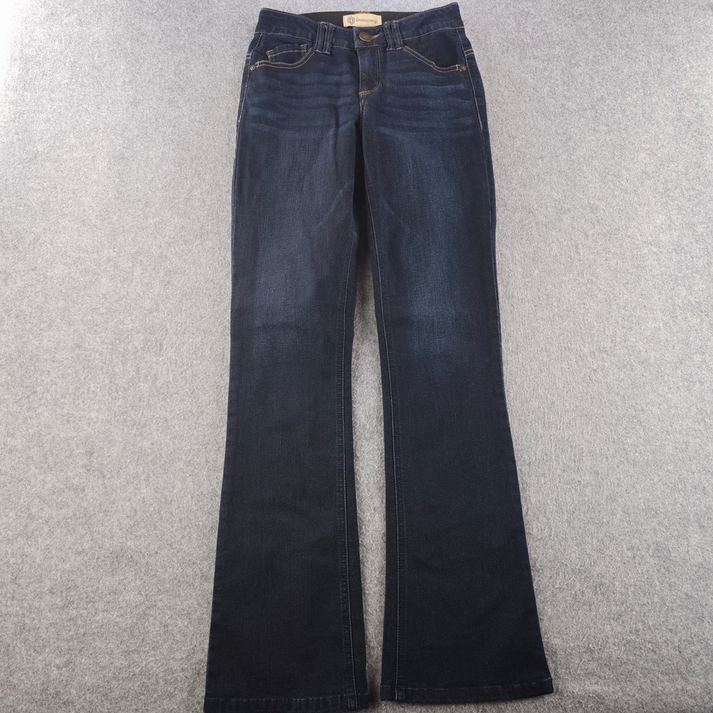 Democracy Ab technology bootcut jeans womens 2 dark wash blue stretch denim